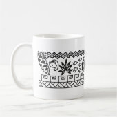 Moon meditation Polynesiaanse tattoo mok (Links)