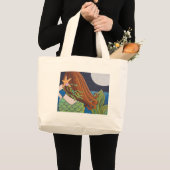 Moon Mermaid Grote Tote Bag (Voorkant (product))
