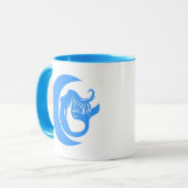 Moon Mermaid Mok (Voorkant links)