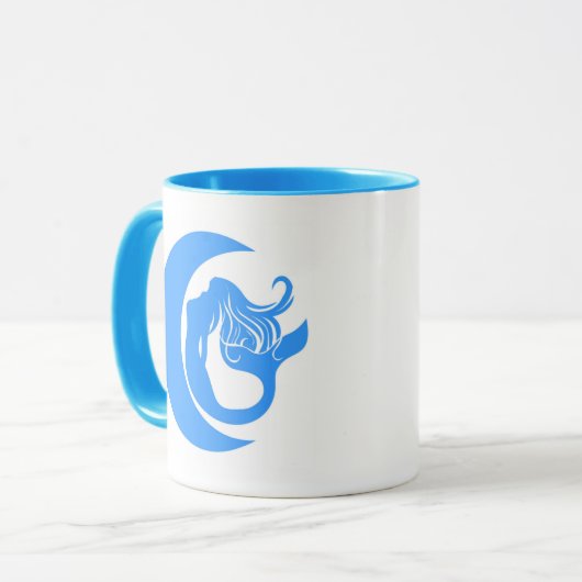 Moon Mermaid Mok (Voorkant links)