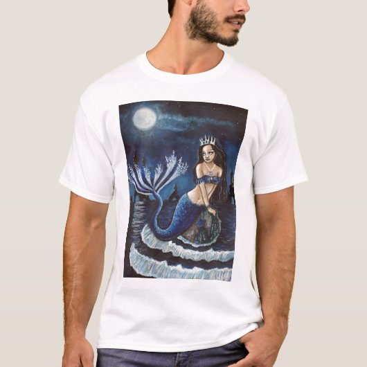 Moon mermaid t-shirt (Voorkant)