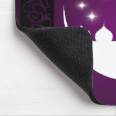 Moon met Mosque Silhouette - Mousepad Muismat (Hoek)