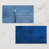 Moon met structuur visitekaartje (Voorkant / Achterkant)