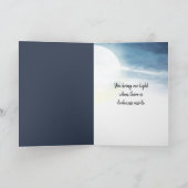 Moon met waterreflectie Dank u Kaart (Binnen)