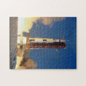 Moon Mission Spacecraft Ground Uitzicht Legpuzzel (Horizontaal)