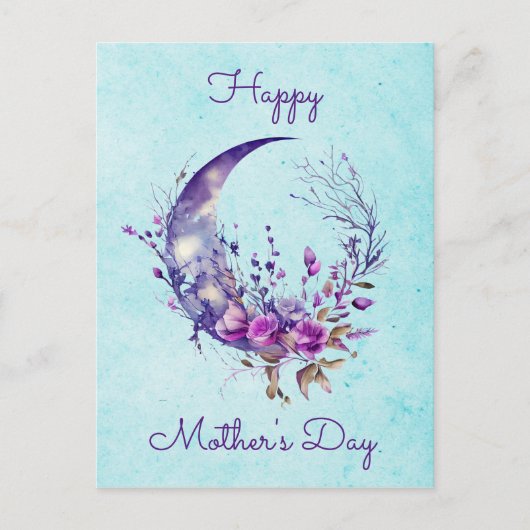 Moon Moederdag Briefkaart (Voorkant)