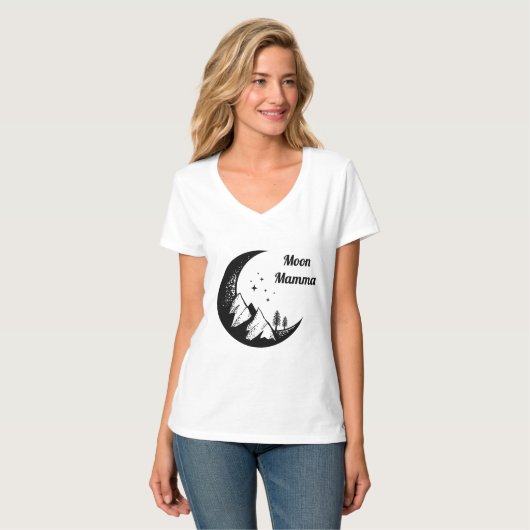 Moon Momma T-shirt (Voorkant volledig)
