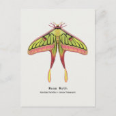 Moon moth briefkaart (Voorkant)