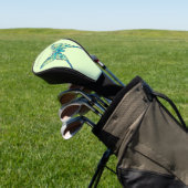 Moon Moth Magic - Vlinder Lover Art Golfheadcover (Insitu)