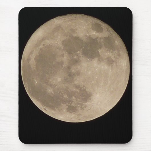 Moon Mousepad Astrology Full Moon Computer Giften Muismat (Voorkant)