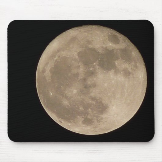 Moon Mousepad Astrology Full Moon Computer Giften Muismat (Voorkant)