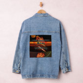 Moon Moving Into the Next Universe Denim Jacket (Hangar)