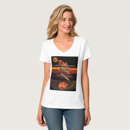 Moon Moving into the Next Universe T-shirt (Voorkant volledig)