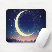 Moon Muismat - Magisch bureau accessoire (Met muis)