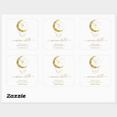 Moon Mystic Witchy Celestial potje label (Vel)