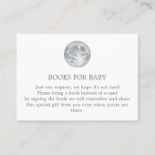 Moon Neem een Kaart voor de boekenbehuizing mee Visitekaartje (Voorkant)