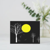  Moon Night #2 Briefkaart (Staand voorkant)