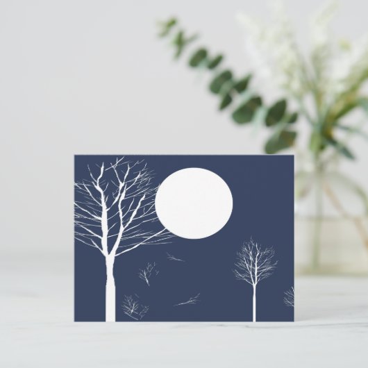 Moon Night #2 Briefkaart (Staand voorkant)
