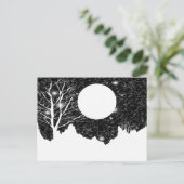 Moon Night #3 Briefkaart (Staand voorkant)