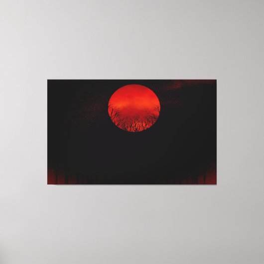 Moon Night Canvas Afdruk (Voorkant)