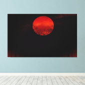Moon Night Canvas Afdruk (Insitu (Houten vloer))