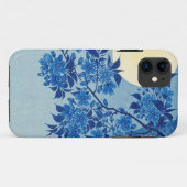Moon Night Evening Tree Blue Moonlit Case-Mate iPhone Case (Achterkant (horizontaal))