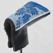 Moon Night Evening Tree Blue Moonlit Golfheadcover (3/4 voorkant)