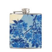 Moon Night Evening Tree Blue Moonlit Heupfles (Voorkant)