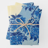 Moon Night Evening Tree Blue Moonlit Inpakpapier Vel (In situ)