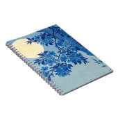 Moon Night Evening Tree Blue Moonlit Notitieboek (Rechterzijde)