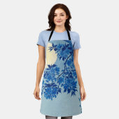 Moon Night Evening Tree Blue Moonlit Schort (Gedragen)