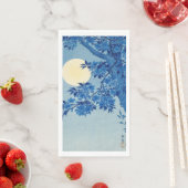 Moon Night Evening Tree Blue Moonlit Servet (Insitu)