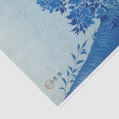 Moon Night Evening Tree Blue Moonlit Tissuepapier (Detail)