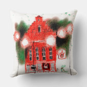 Moon night kussen (Achterkant)