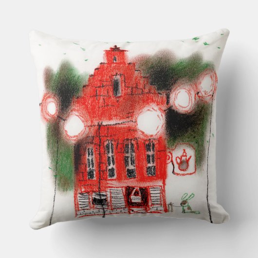 Moon night kussen (Achterkant)