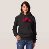 Moon Night Theme Wolf Summer Wolves Graphic Hoodie (Voorkant volledig)