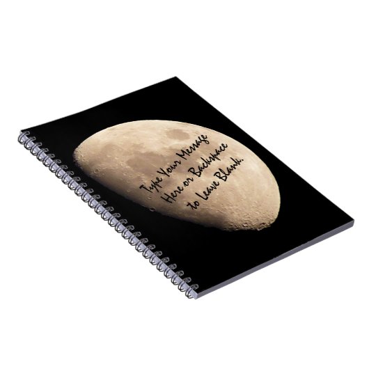 Moon Notebook Custom Moon Journal Note Sketch Book Notitieboek (Rechterzijde)