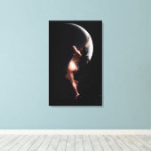 Moon Nymph door Luis Ricardo Falero Canvas Afdruk (Insitu (Houten vloer))