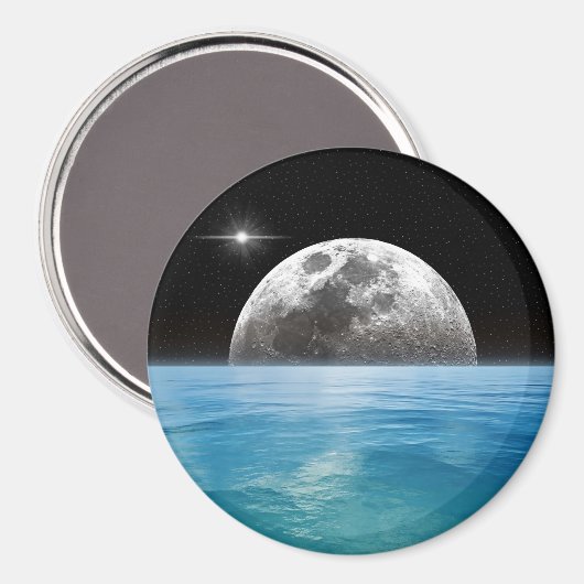 Moon Ocean Magneet (Voorkant / Achterkant)
