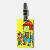 Moon of Bust! Bagagelabel (Voorkant verticaal)