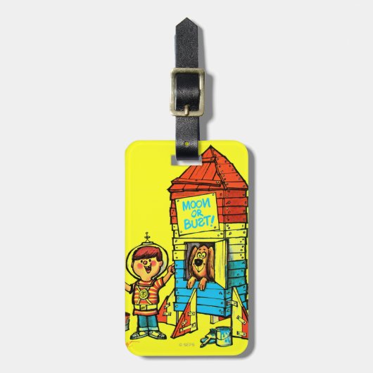 Moon of Bust! Bagagelabel (Voorkant verticaal)