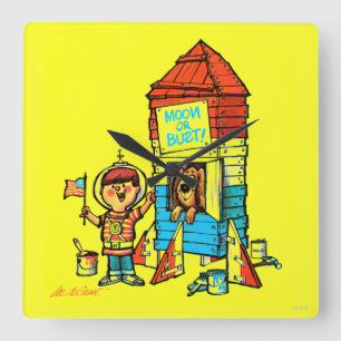 Moon of Bust! Vierkante Klok