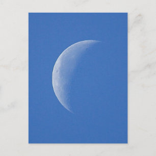 Moon on Blue Sky Briefkaart
