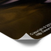 Moon op het water poster (Hoek)