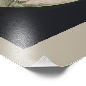 Moon optische illusie foto afdruk (Hoek)