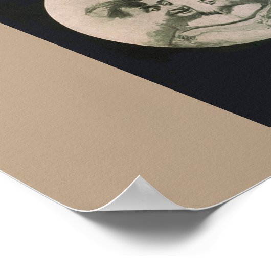 Moon optische illusie poster (Hoek)