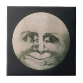 Moon optische illusie tegeltje (Voorkant)