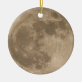 Moon Ornament Full Moon Decoralized Personalized (Voorkant)