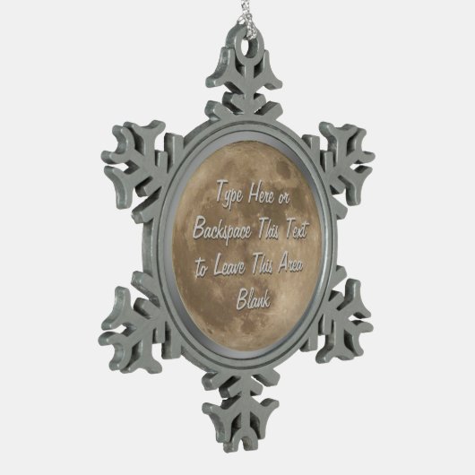 Moon Ornament Full Moon kerstdecoratie (Links)