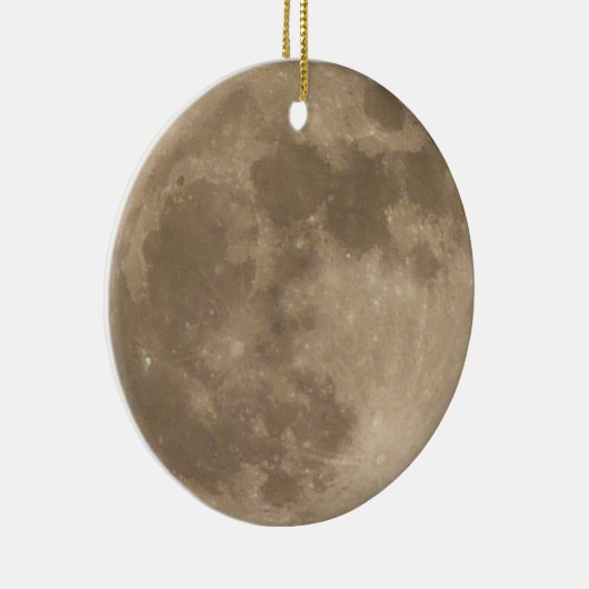 Moon Ornament Personalized Volledige de Decoratie (Rechts)